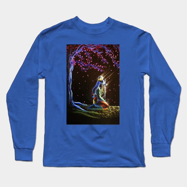 True To Your Heart Long Sleeve T-Shirt by amadeuxway